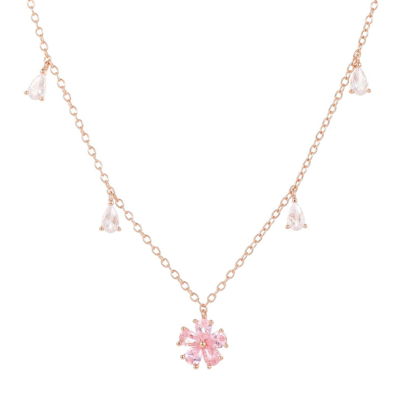 Blühende Rosalia Kette, S925