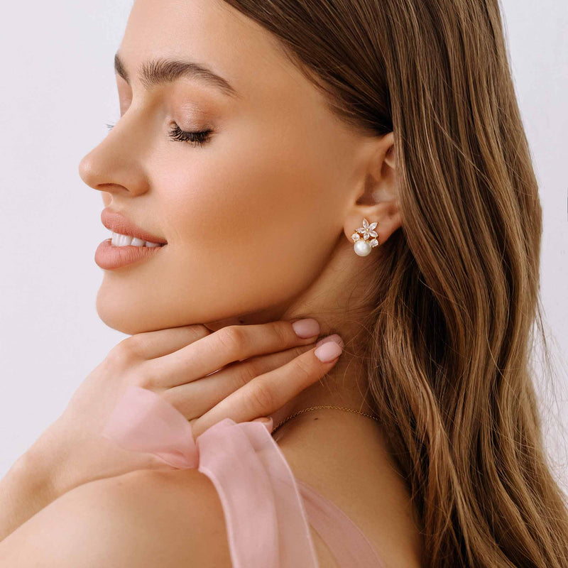 Set Fleur Perla Gold