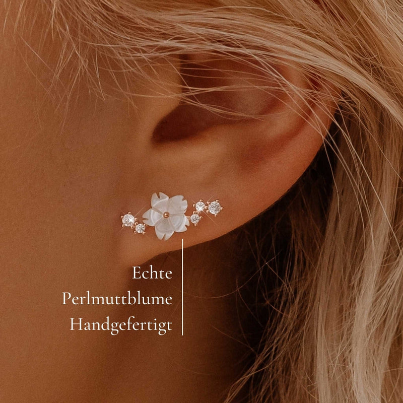 Sparkle Blumen Ohrringe