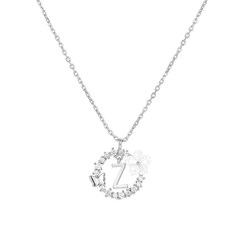 Buchstaben Kette Letter Silber, S925