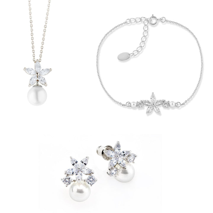 Set Fleur Silber, S925
