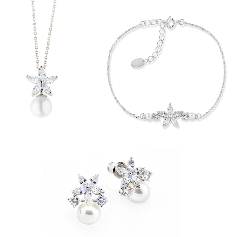 Set Fleur Silber, S925