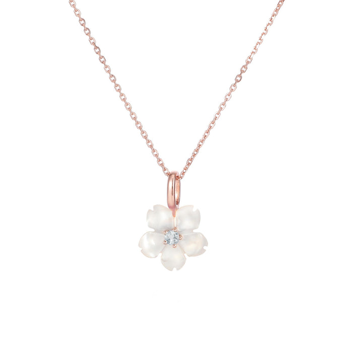 Birthstone Kette Geburtsstein, S925