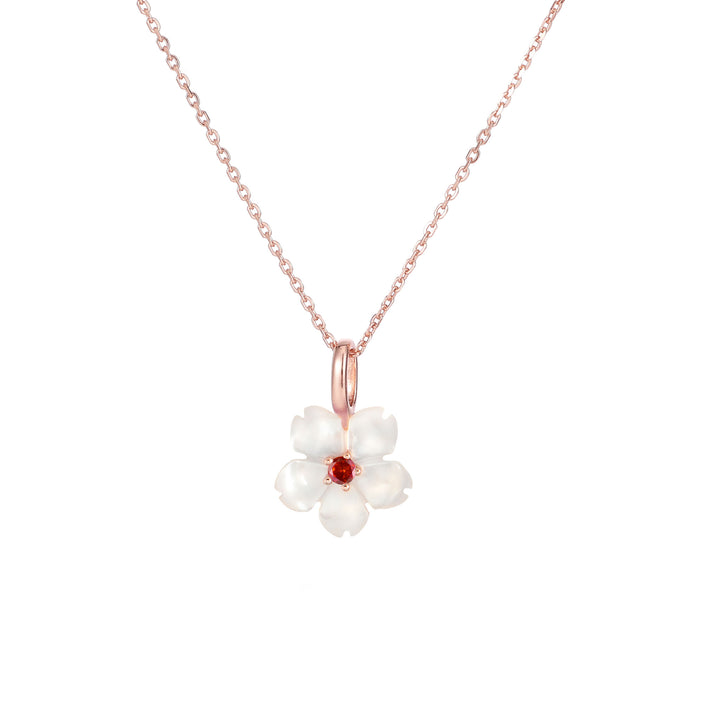 Birthstone Kette Geburtsstein, S925