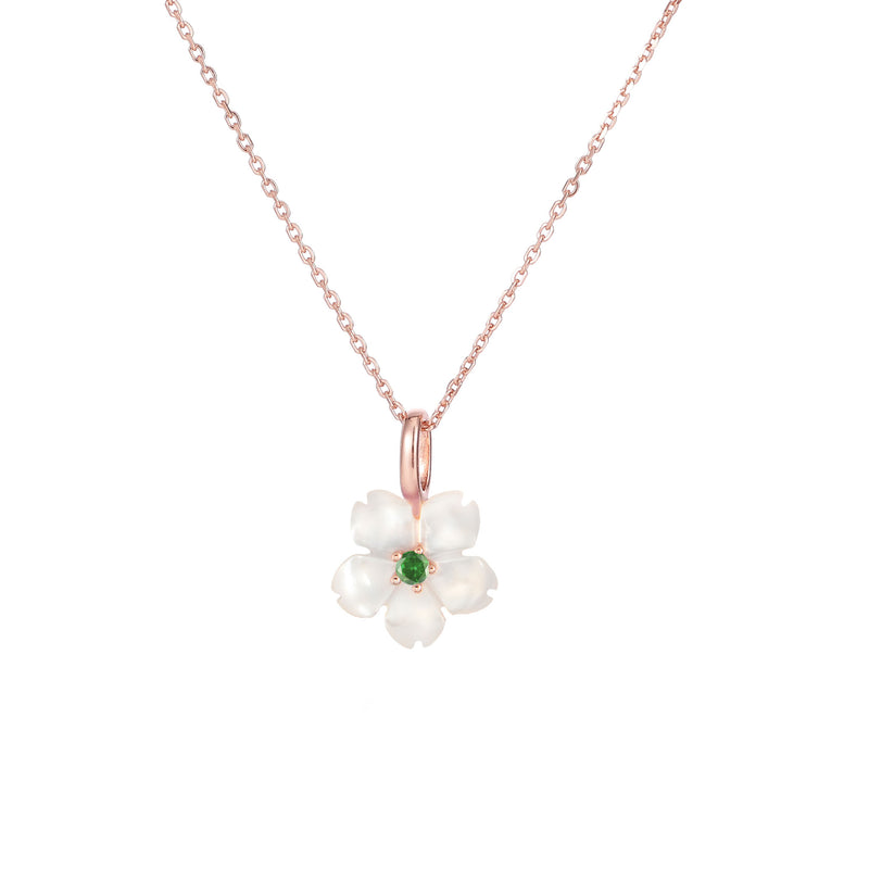 Birthstone Kette Geburtsstein, S925