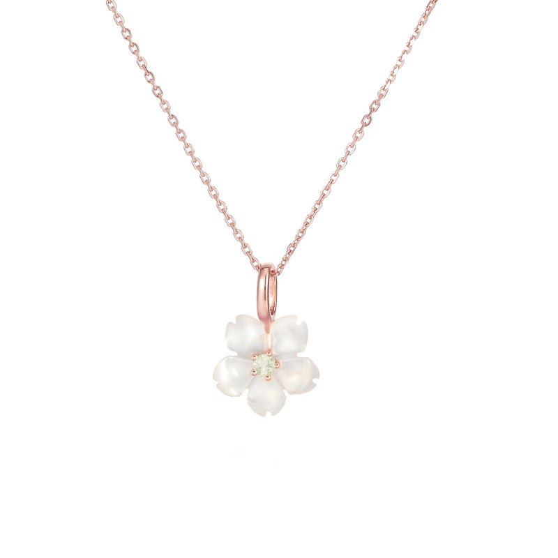Birthstone Kette Geburtsstein, S925