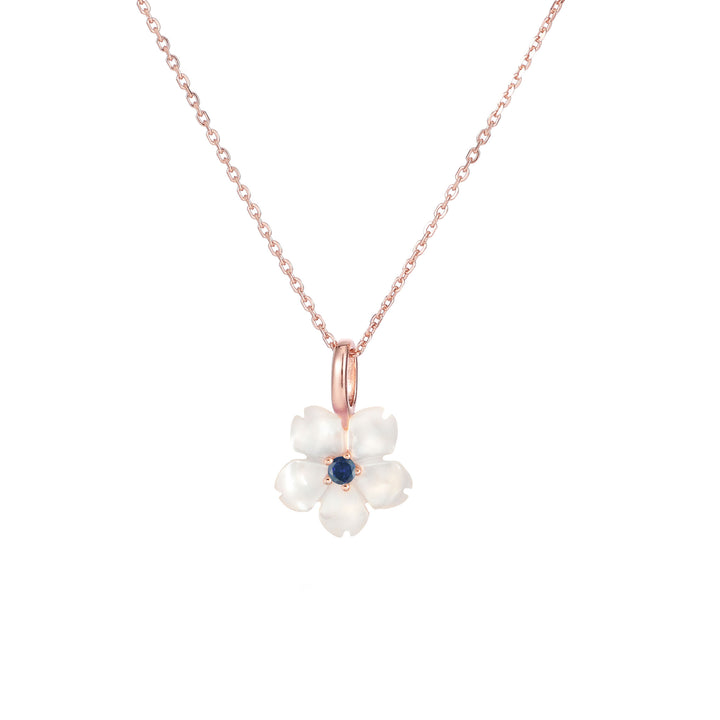 Birthstone Kette Geburtsstein, S925