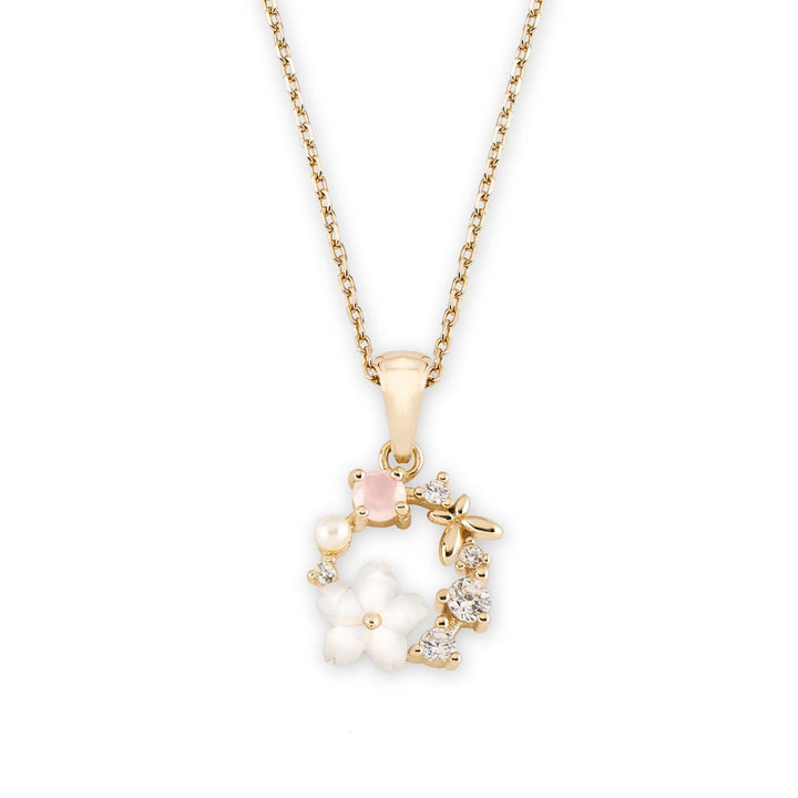 Kette Goldene Frühlingsblume, S925
