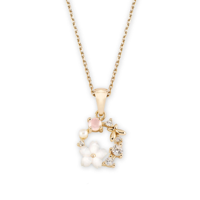 Kette Goldene Frühlingsblume, S925