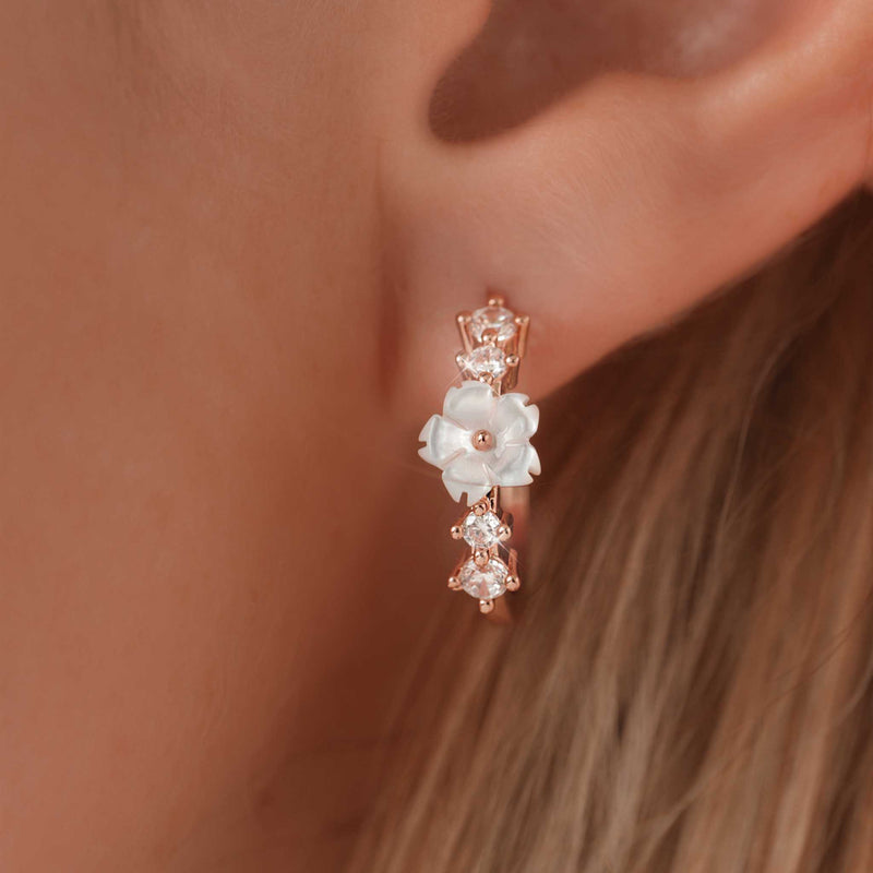 Ohrringe Lia Rosé, Creole