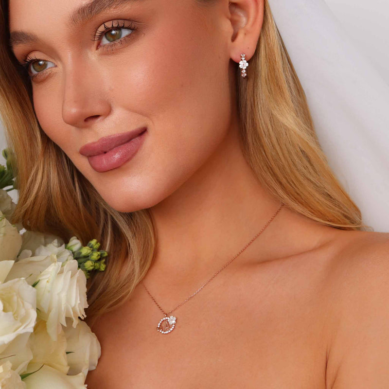 Ohrringe Lia Rosé, Creole