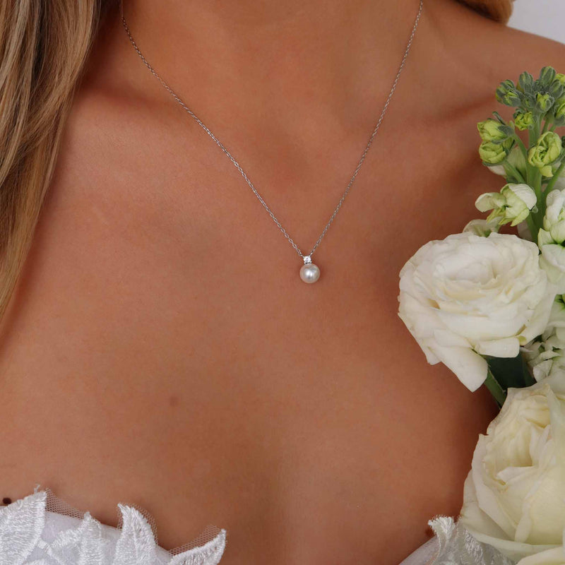 Set Fleur Perla Silber