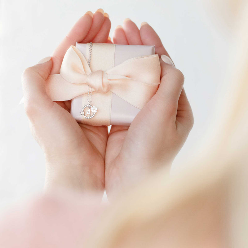 Buchstaben Kette Letter Silber, S925