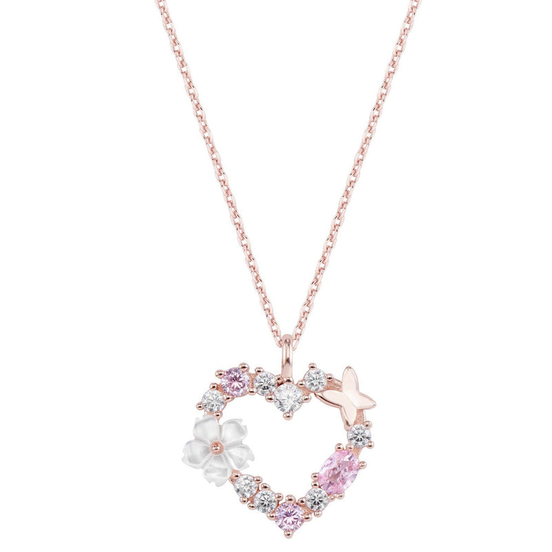 Sparkling Heart Kette, S925