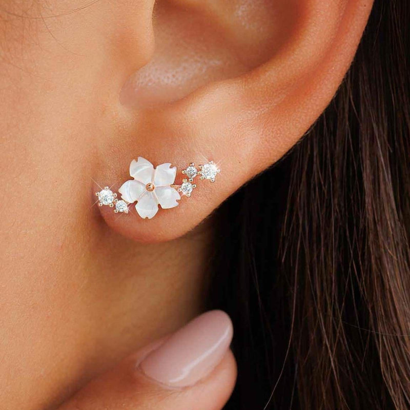 Sparkle Blumen Ohrringe