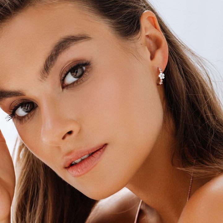 Ohrringe Lia Rosé, Creole