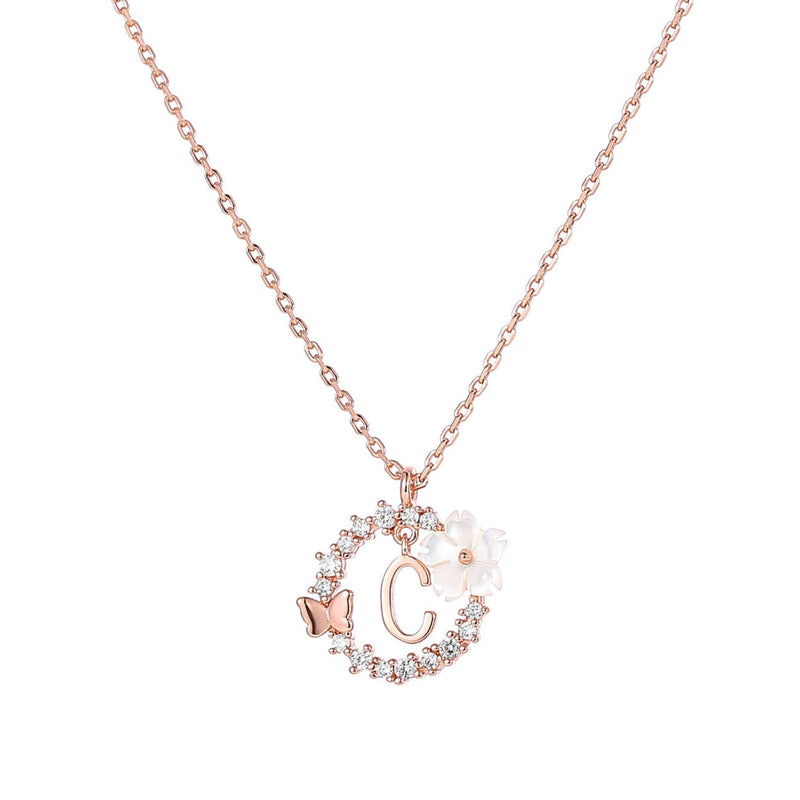 Buchstaben Kette Letter, S925