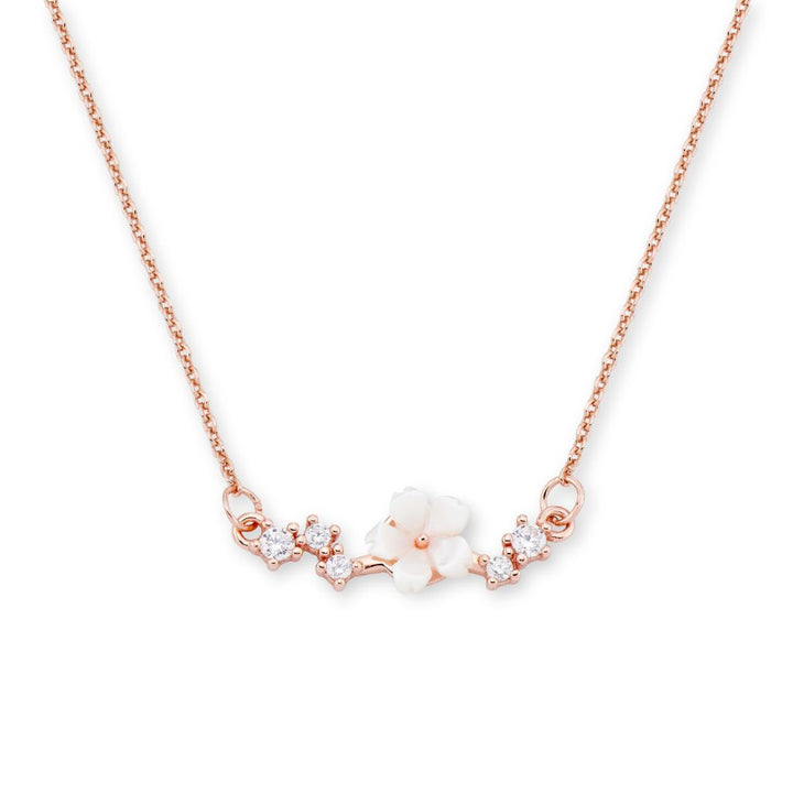 Sparkle Blumen Kette, S925
