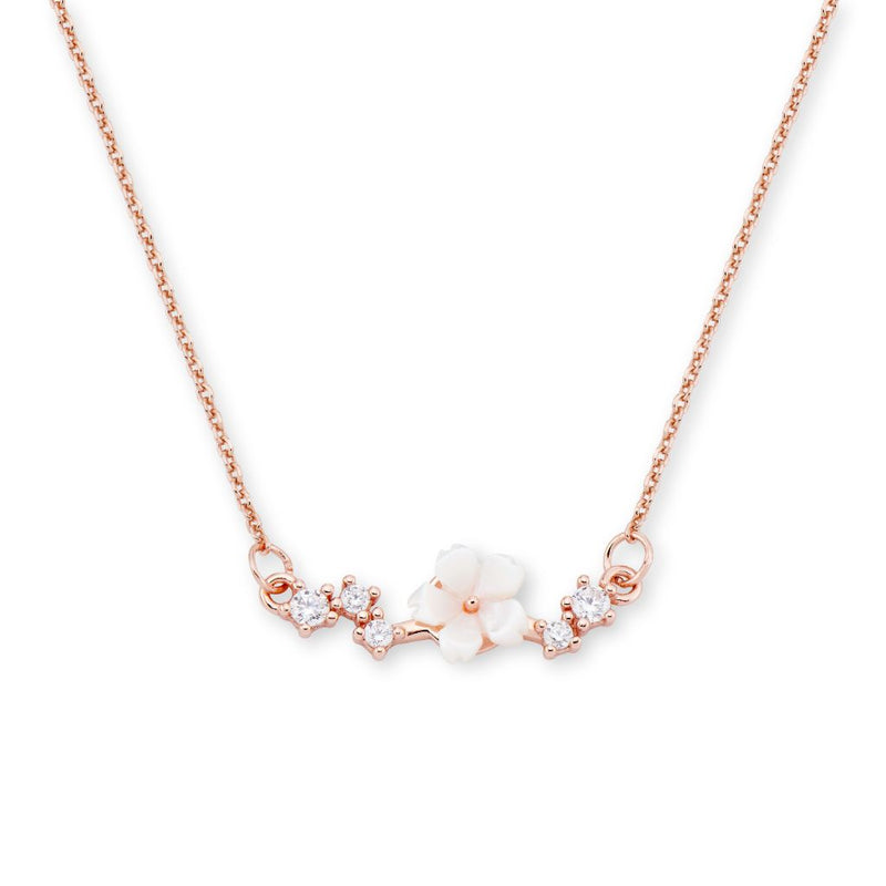 Sparkle Blumen Kette, S925