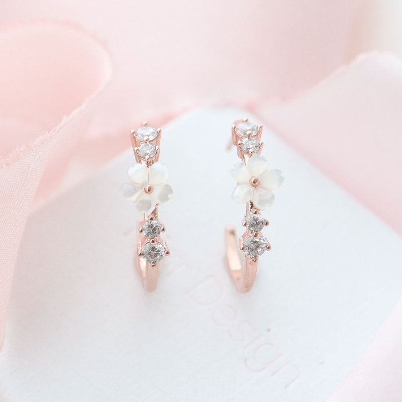 Ohrringe Lia Rosé, Creole