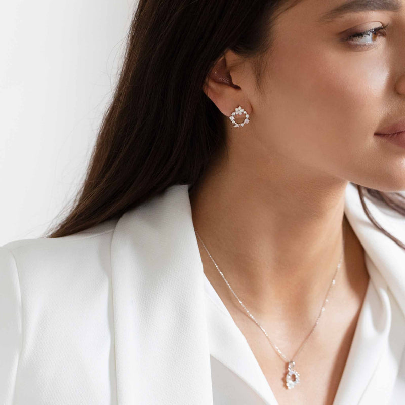 Ohrringe Frühlingsblumen Silber S925