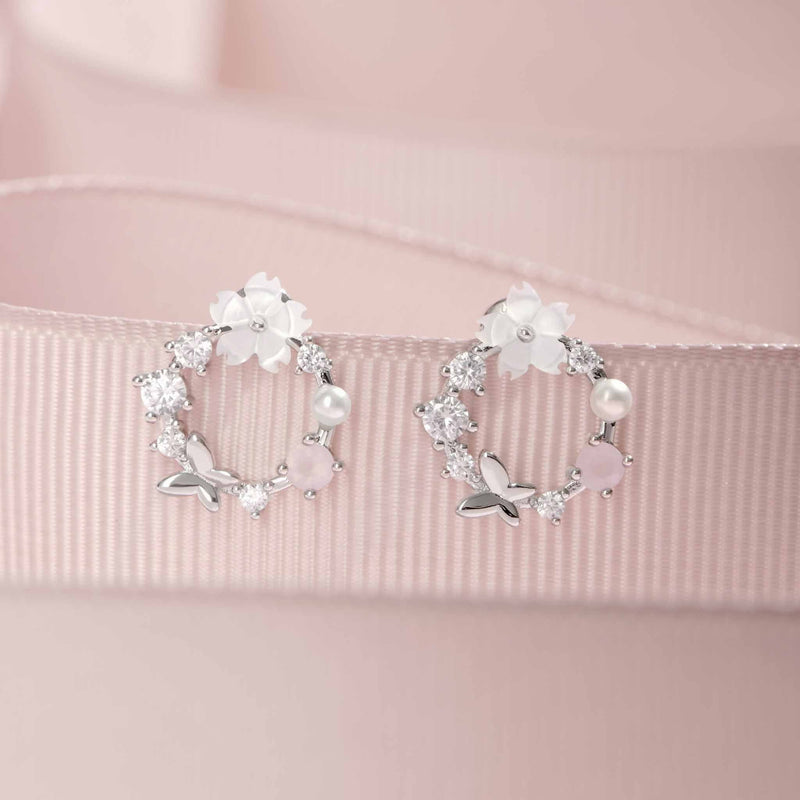 Ohrringe Frühlingsblumen Silber S925