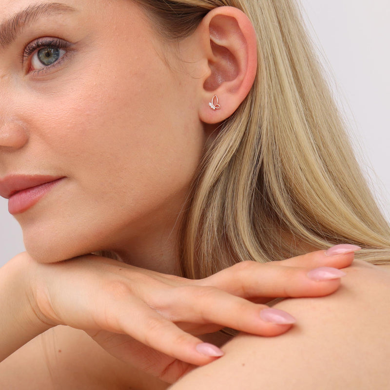 Ohrringe Mini Butterfly