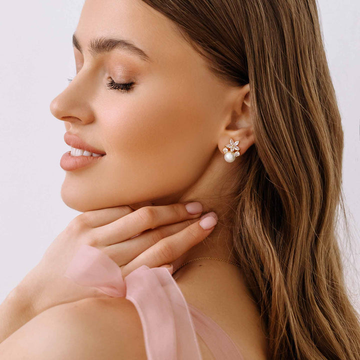 Set Fleur Perla Gold