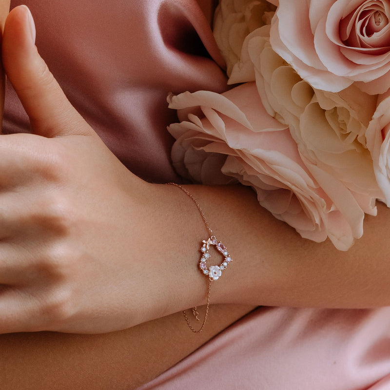 Set Sparkling Heart Rosegold
