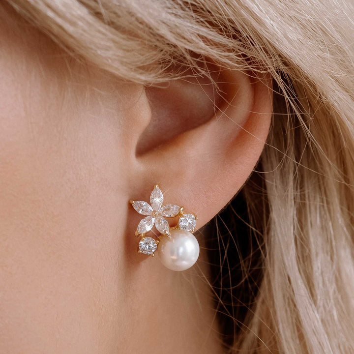 Set Fleur Perla Gold