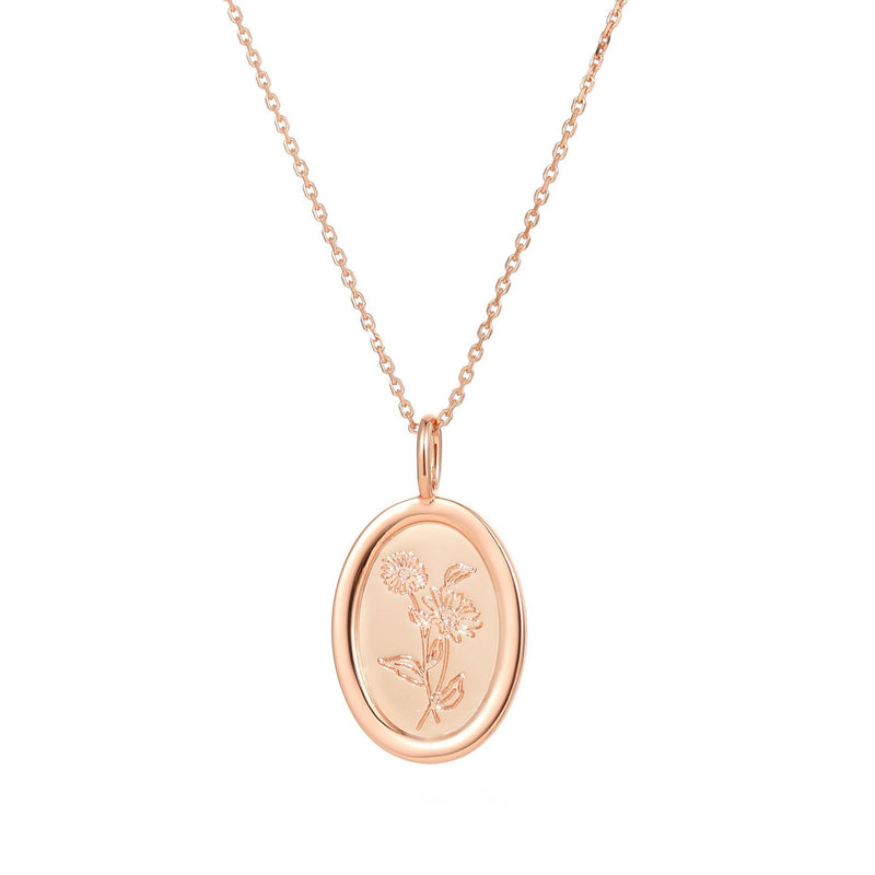 Birthflower Kette, S925