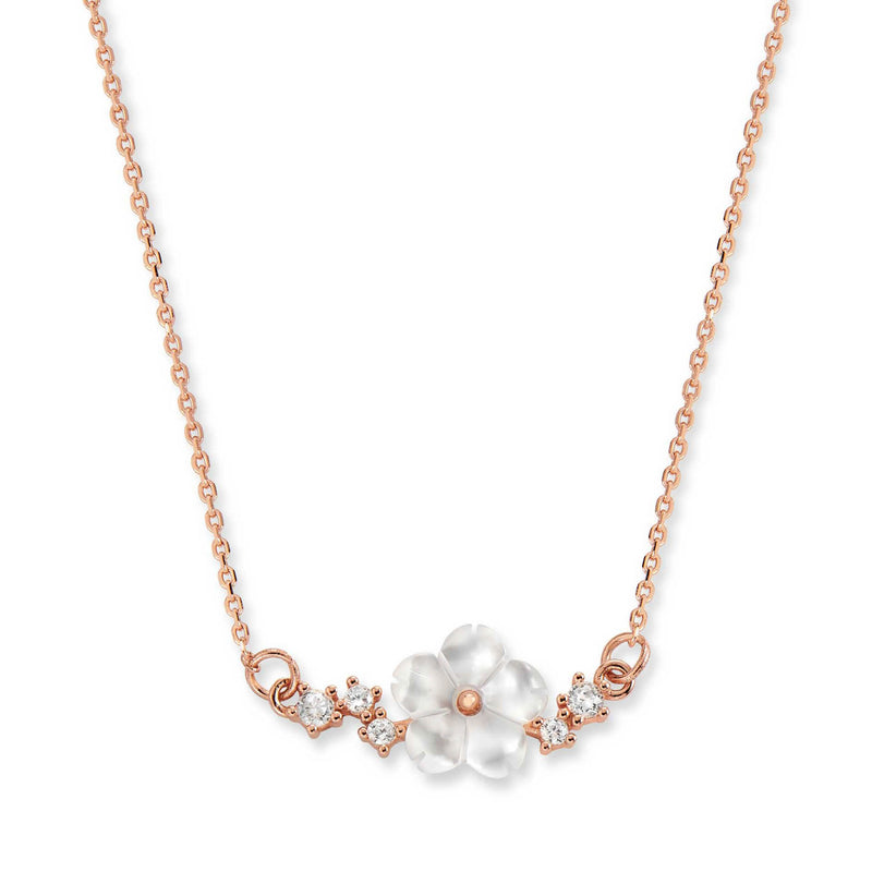Sparkle Blumen Kette, S925