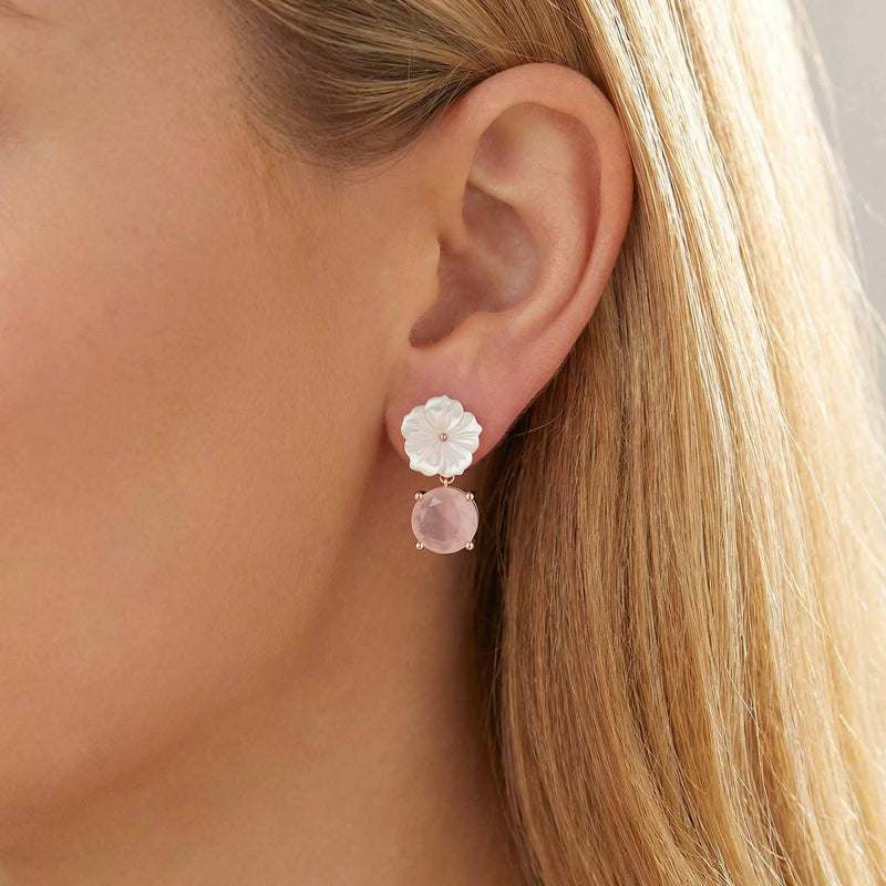 Rose Drop Ohrringe