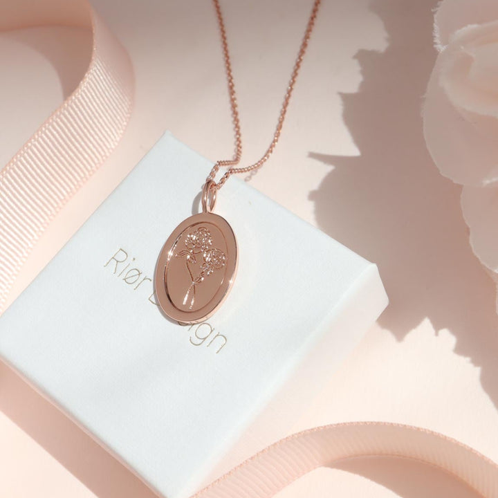 Birthflower Kette, S925