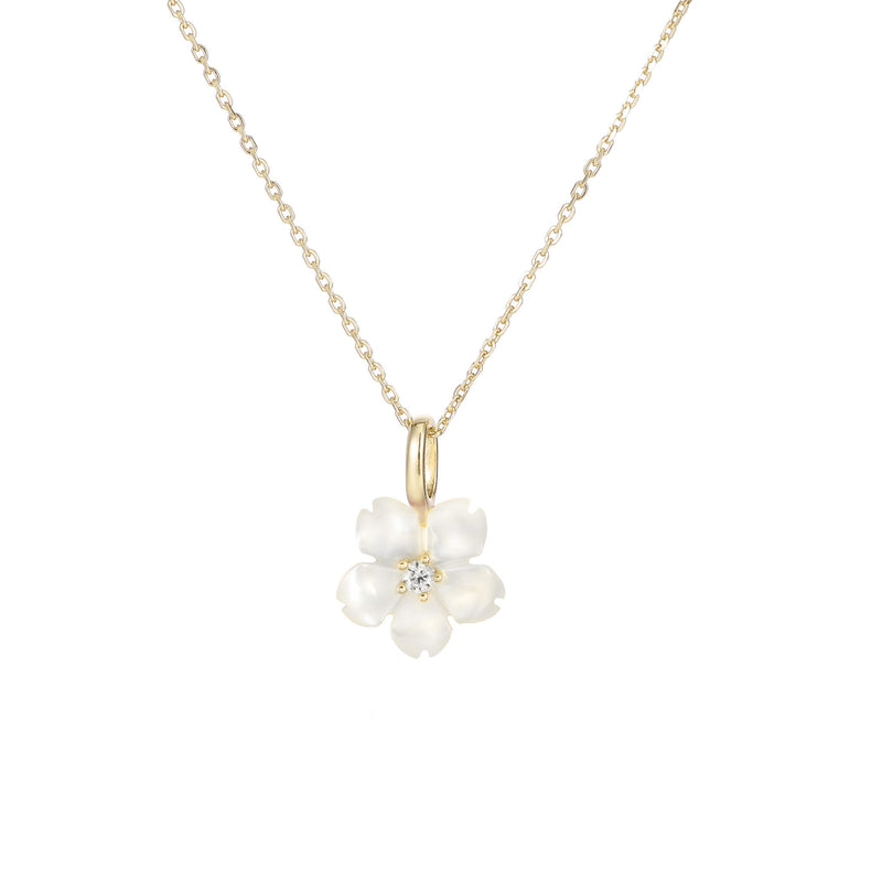 Kette Perlmuttblume Bloom Golden