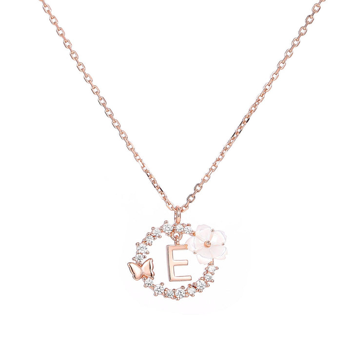 Set Letter Halskette, Sparkle Ohrringe & Armband