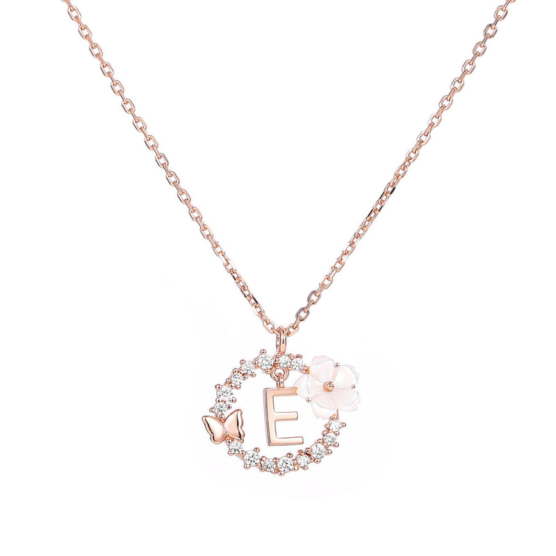 Set Letter Halskette, Sparkle Ohrringe & Armband