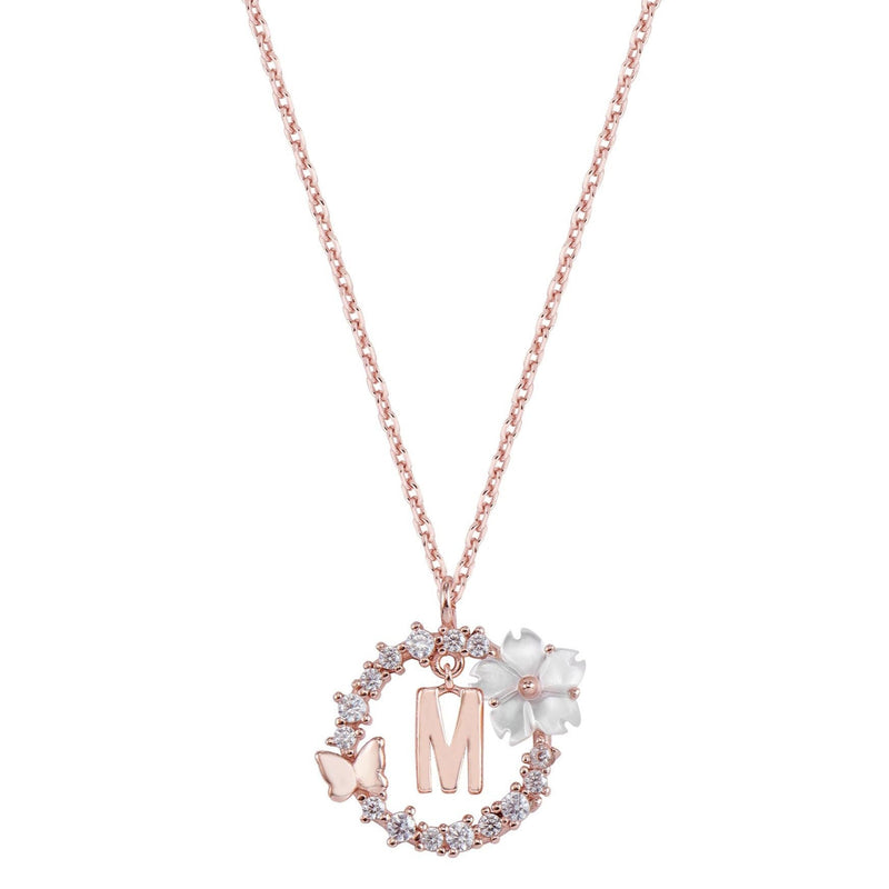 Set Letter Halskette, Sparkle Ohrringe & Armband