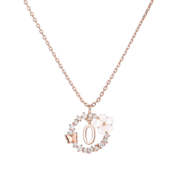 Set Letter Halskette, Sparkle Ohrringe & Armband