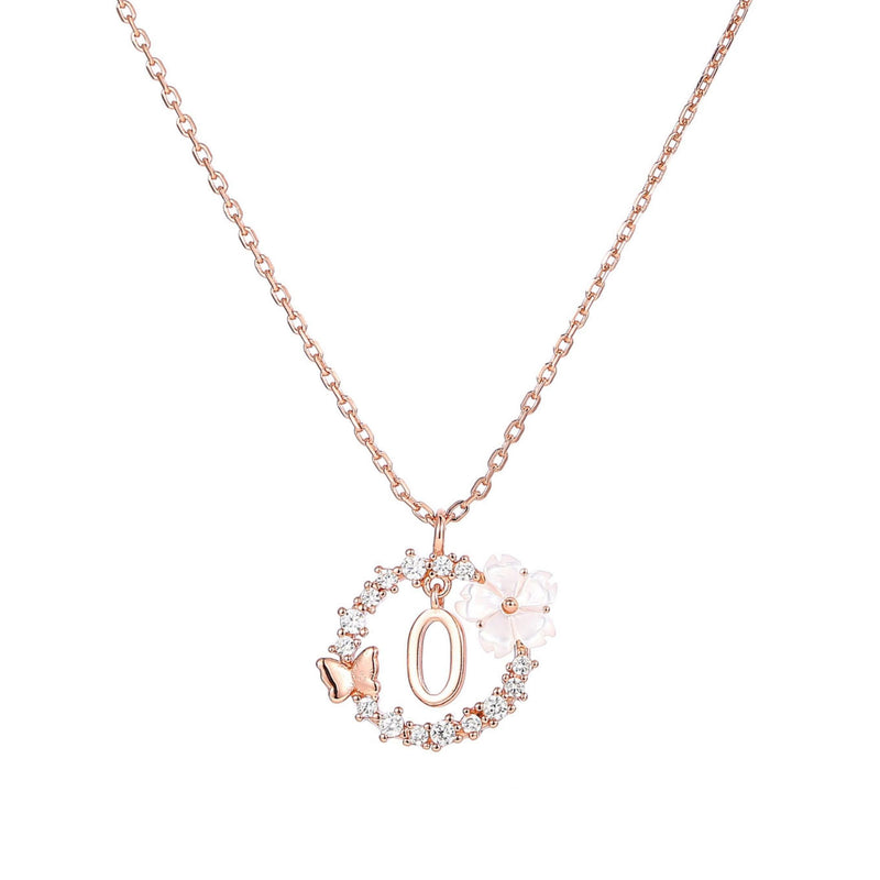 Set Letter Halskette, Sparkle Ohrringe & Armband