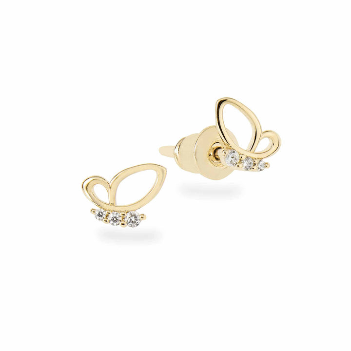 Ohrringe Mini Butterfly Golden
