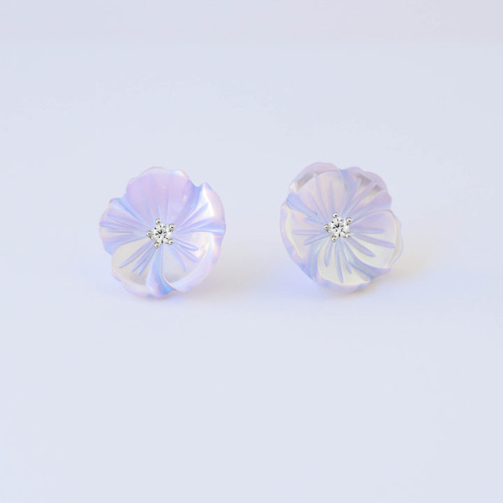 Ohrringe Blaue Blüte, S925
