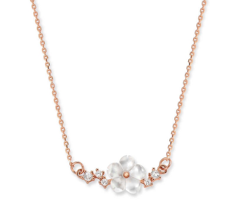 Sparkle Blumen Kette, S925