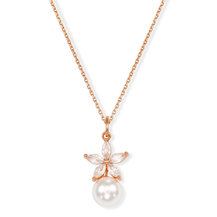 Kette Fleur Rosé, S925