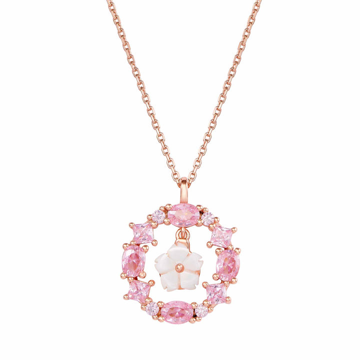 Kette Pink Crystal, S925