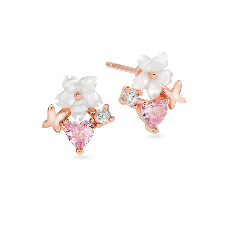 Pink Blossom Earrings