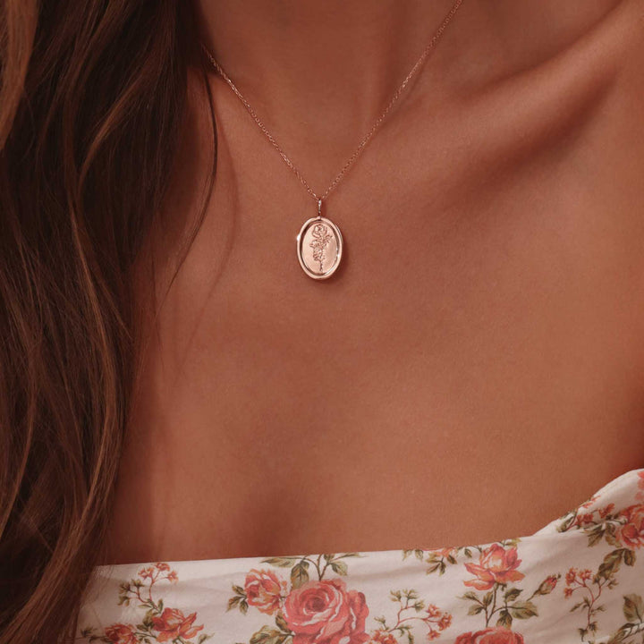 Birthflower Kette, S925