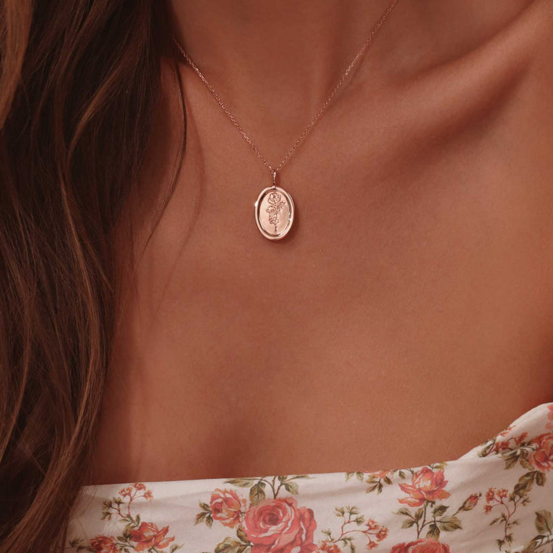 Birthflower Kette, S925