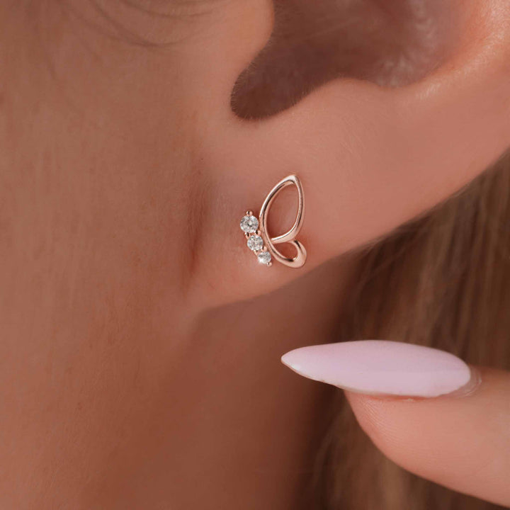 Ohrringe Mini Butterfly