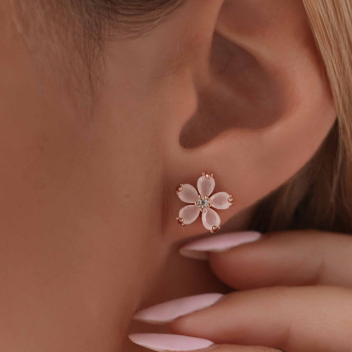 Ohrringe Peach Blossom
